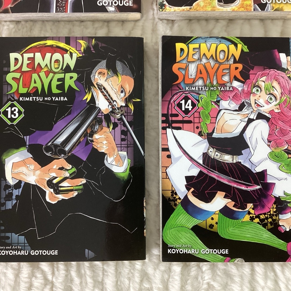 Demon Slayer Manga Books 1-18 +21 EUC Graphic Novel Set Anime Tanjiro Nezuko - Picture 12 of 16
